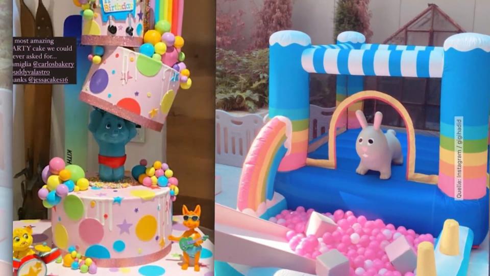 So pompös hat Gigi Hadids Tochter 1. Geburtstag gefeiert