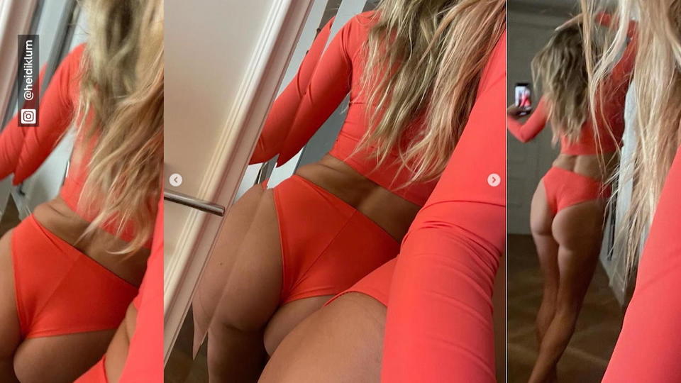 Heidi Klums skurrile Werbefotos
