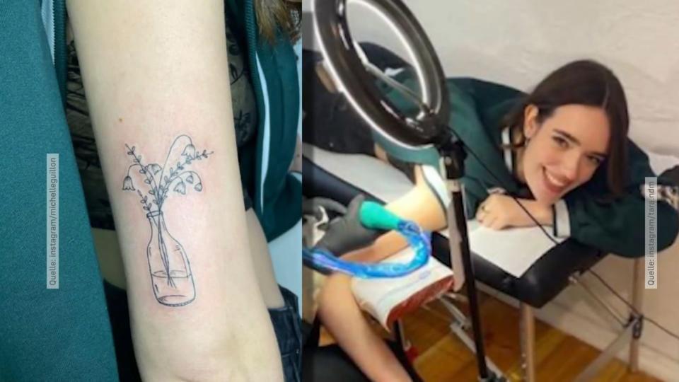 Mirja du Monts Tochter bekommt Tattoo