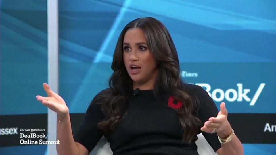 Herzogin Meghan fordert bezahlte Elternzeit