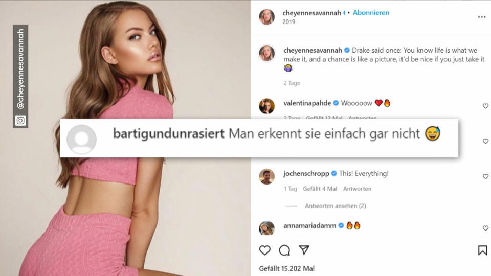 Wirbel um Bild von Cheyenne Ochsenknecht