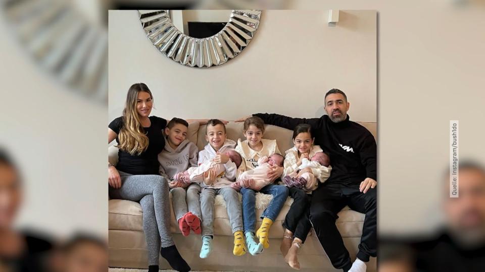 Süßes Familienbild der Bushido-Rasselbande
