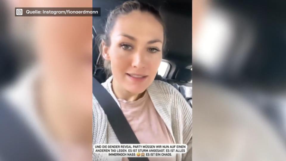 Fiona Erdmann muss ihre Gender-Reveal-Party verschieben