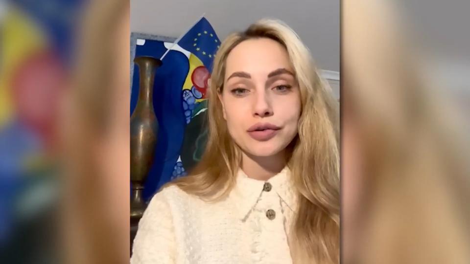 Popstar Tatyana Vorzheva auf der Flucht
