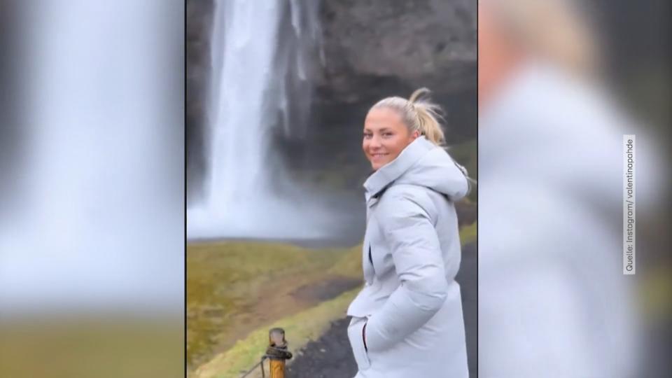 Valentina Pahde macht Urlaub in Island