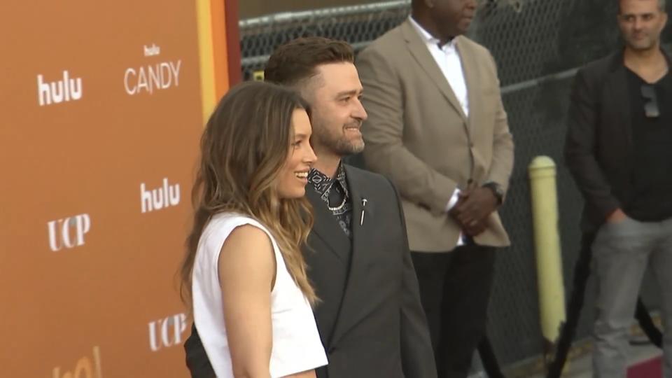 Jessica Biel & Justin Timberlake auf dem Red Carpet