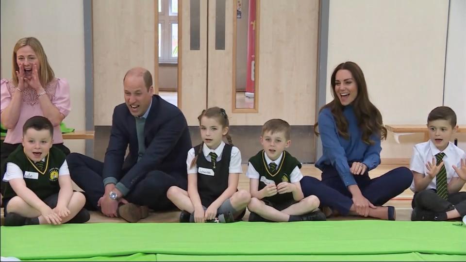 Kinderquatsch mit Prinz William & Herzogin Kate