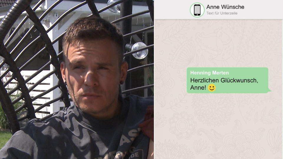 So hat Henning Merten seiner Ex Anne Wünsche gratuliert