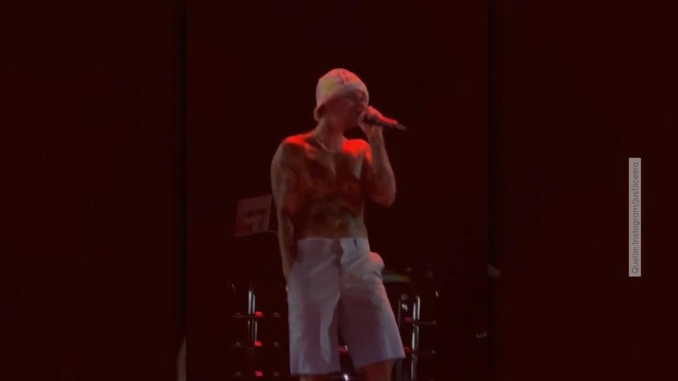 Justin Bieber steht endlich wieder auf der Bühne