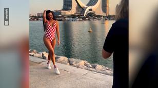 Sexy Ex-„Miss Kroatien“ schockt Katar!
