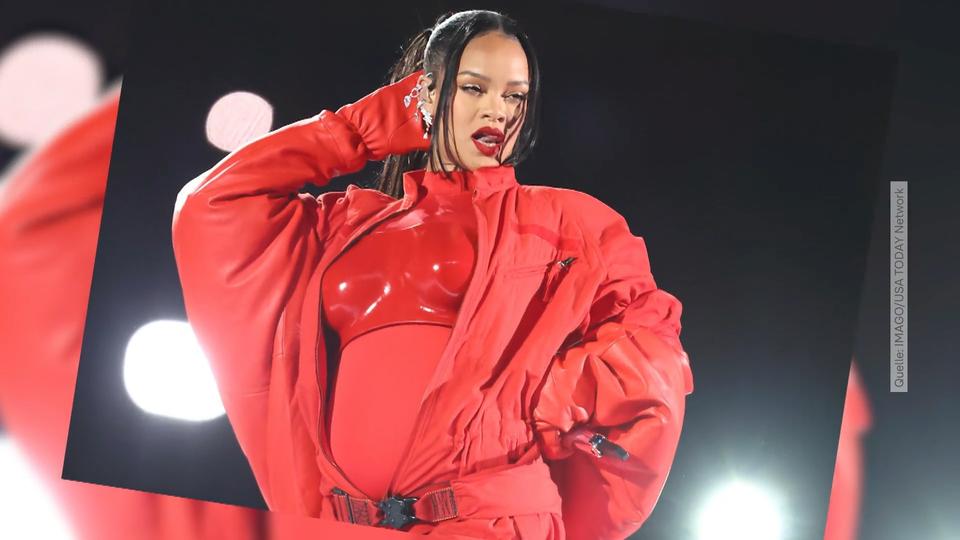 Schwangere Rihanna rockt Oscars 2023