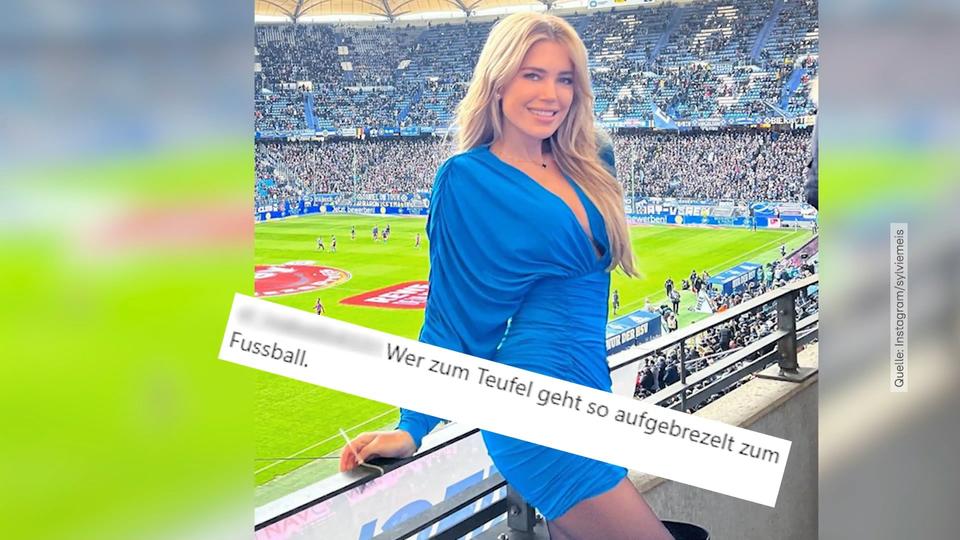Sylvie Meis erntet fiese Kommentare für Stadion-Look