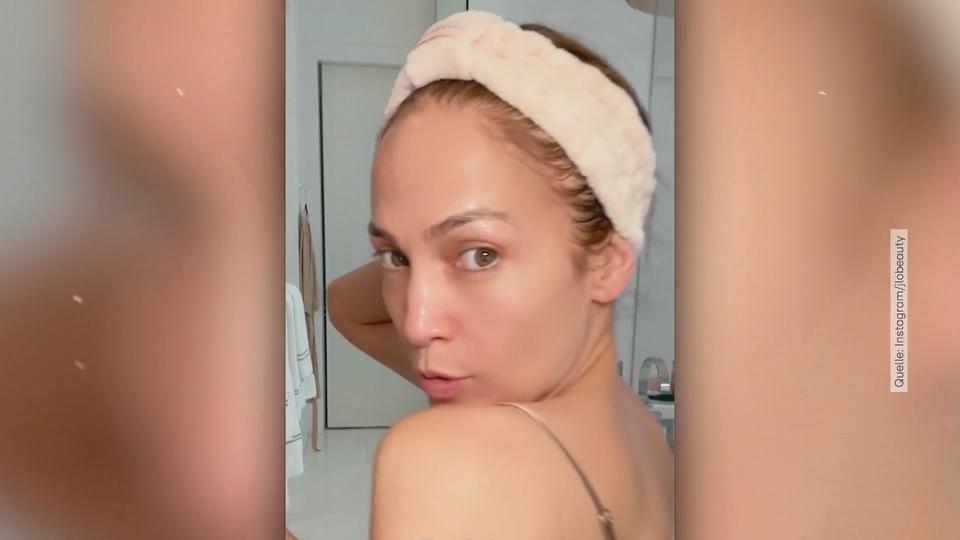 Jennifer Lopez zeigt sich ungeschminkt
