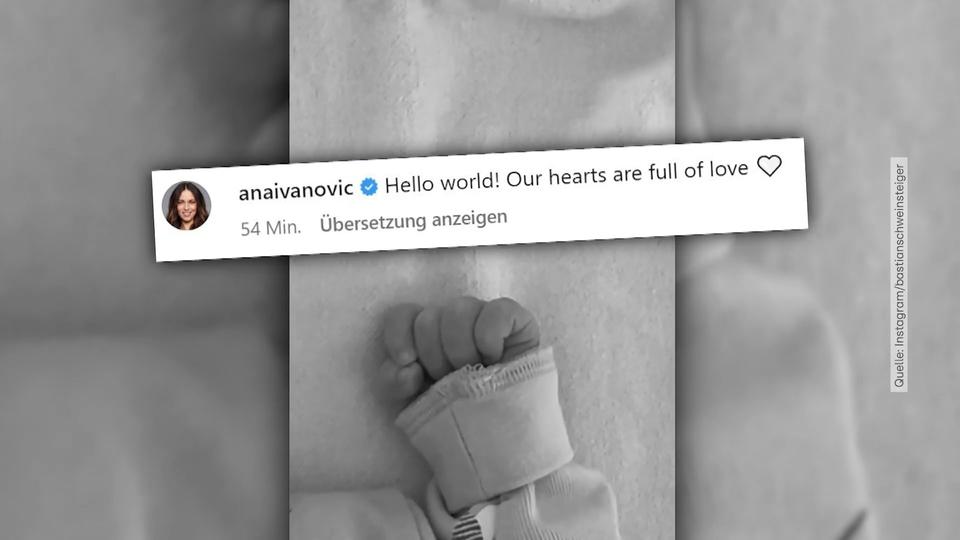 Bastian Schweinsteiger & Ana Ivanovićs Baby ist da!